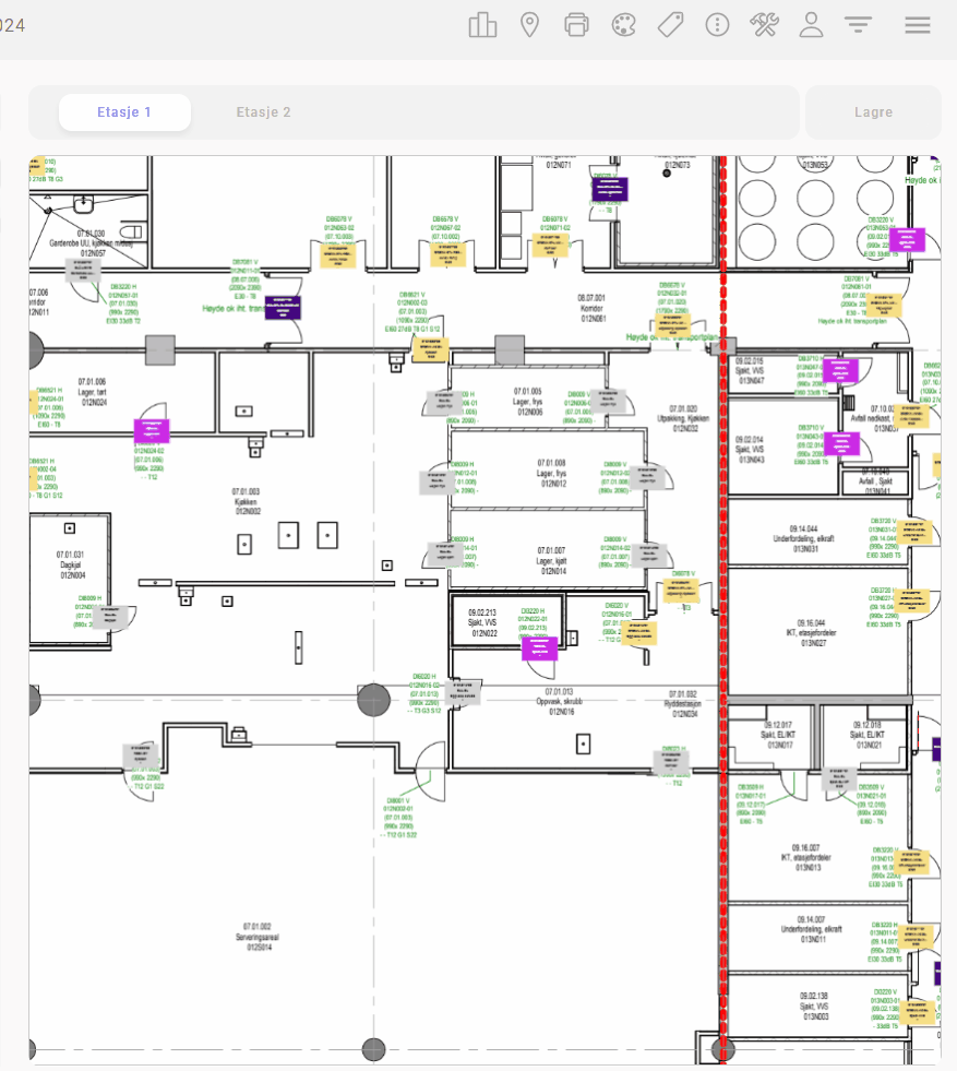 Microbuild Connect med interaktiv plantegning